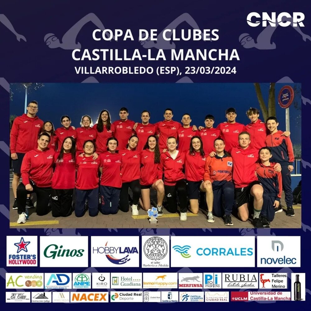 Participantes del Club Natación Ciudad Real.