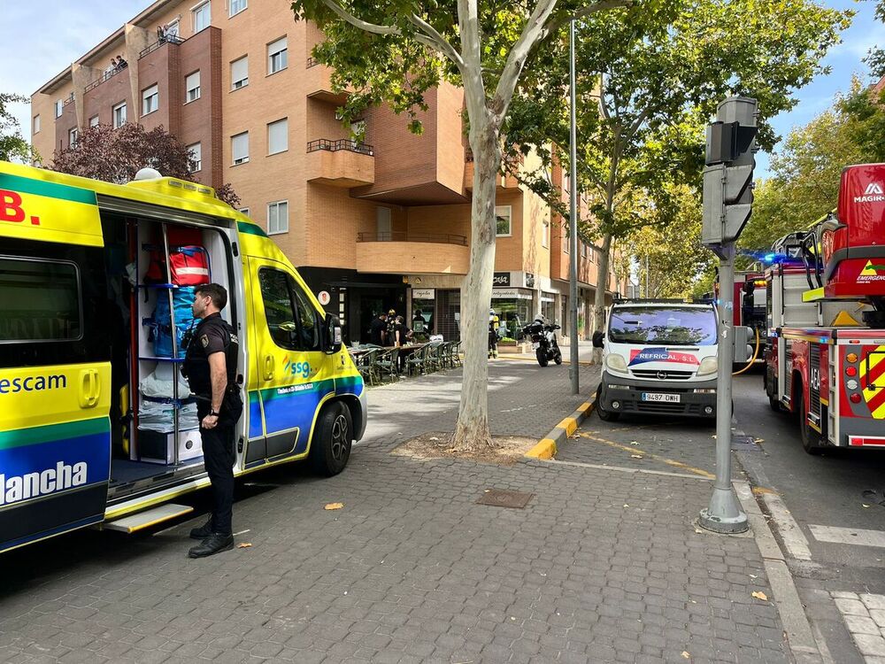 Dos heridos por el incendio en una cocina de un bar