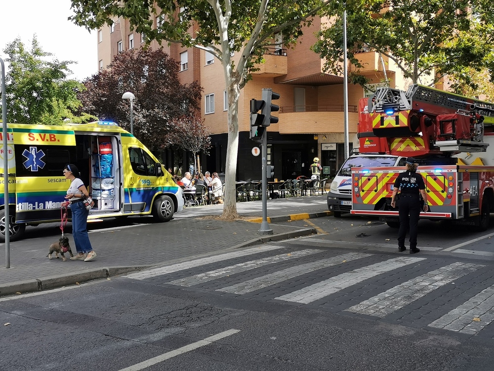 Dos heridos por el incendio en la cocina del Doña Croqueta