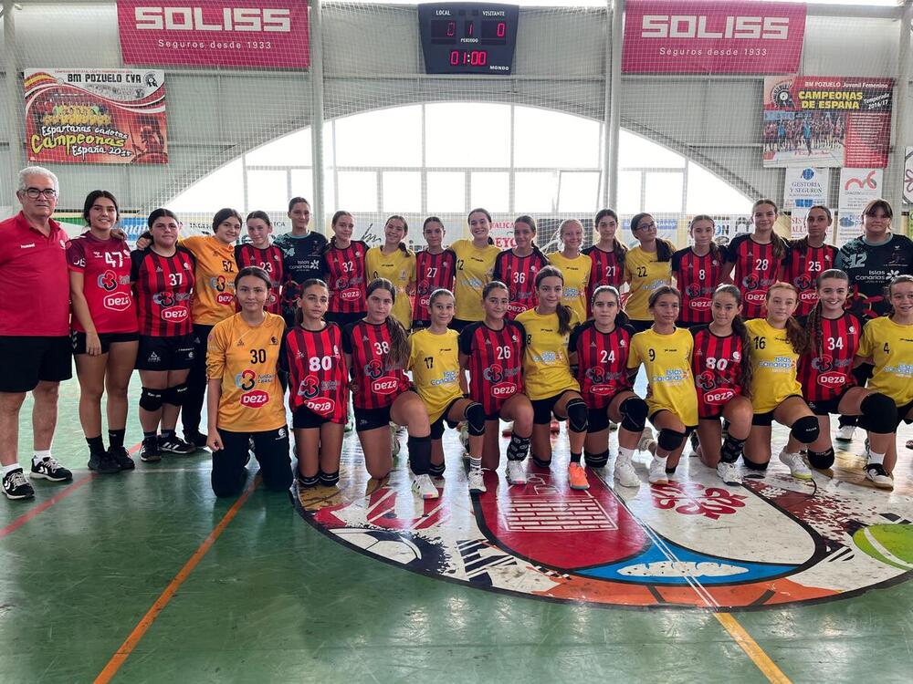 Final infantil femenina entre Córdoba y Puerto del Carmen Lanzarote.