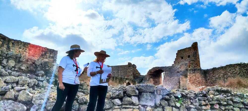 David Broceño conoce la historia de Calatrava la Vieja