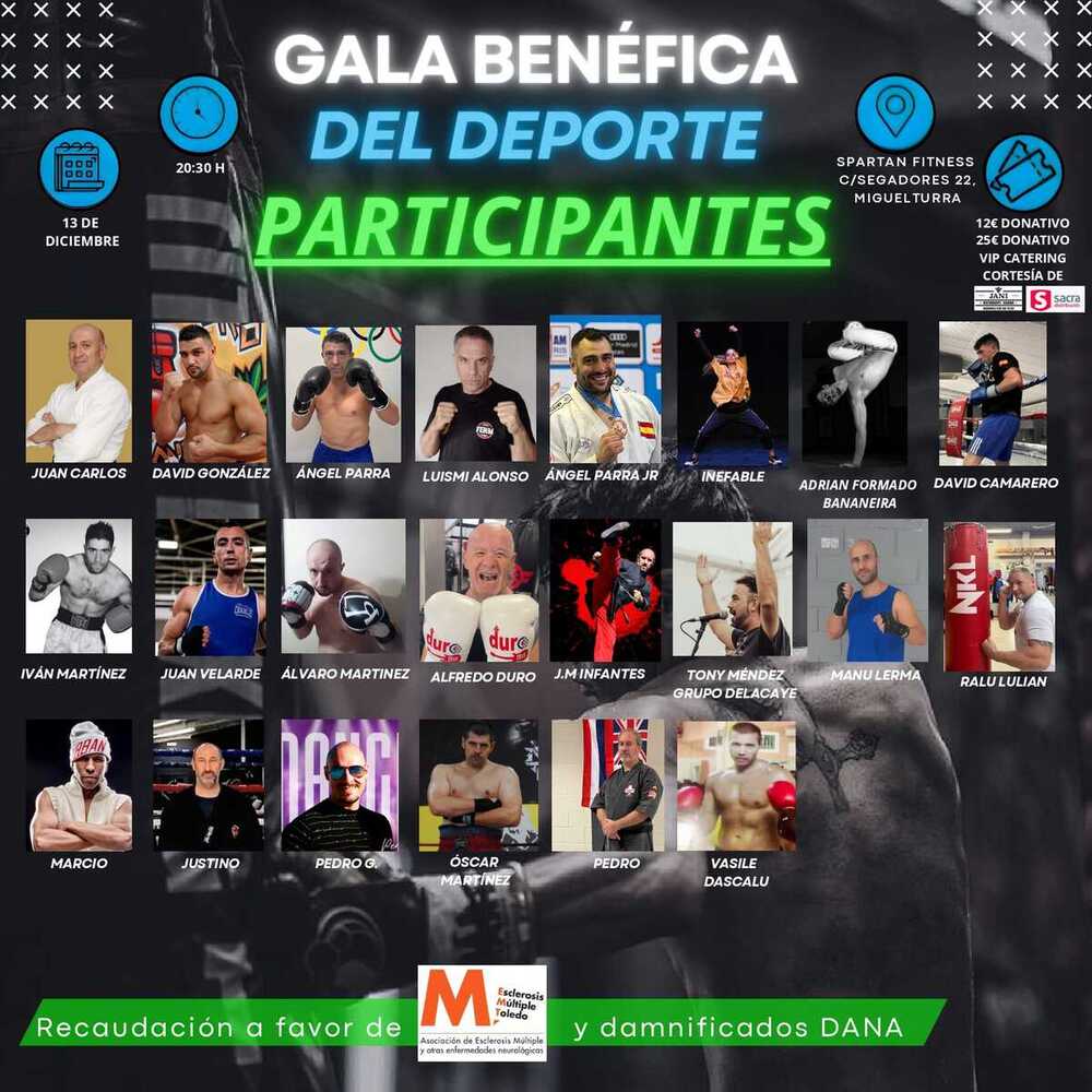 Cartel de la gala benéfica.