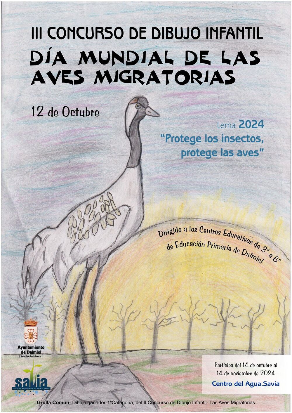 Daimiel convoca el concurso infantil ‘Aves Migratorias’