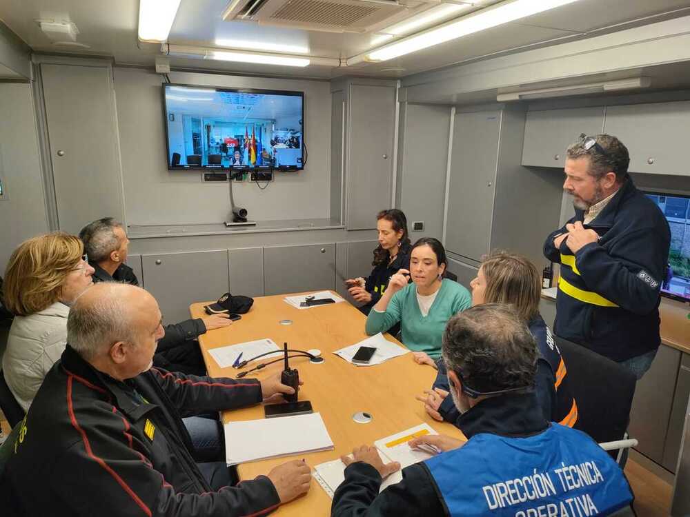 70 efectivos participan en un simulacro de la termosolar 