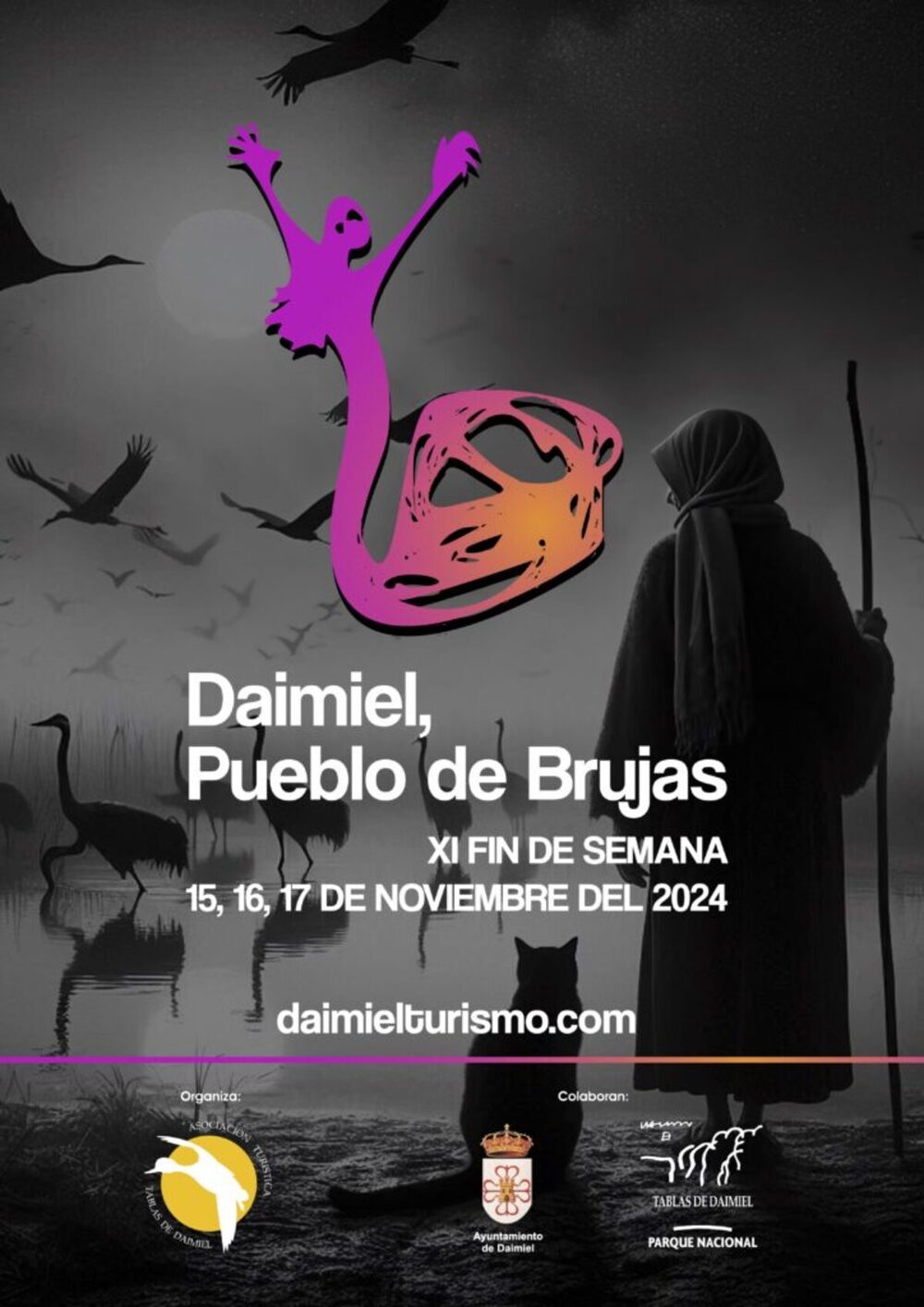 Las grullas, nuevo reclamo de 'Daimiel, pueblo de brujas’