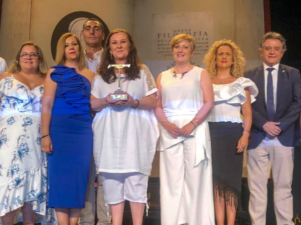 Pepa Pedroche recibe el Premio Patio de Comedias de Torralba