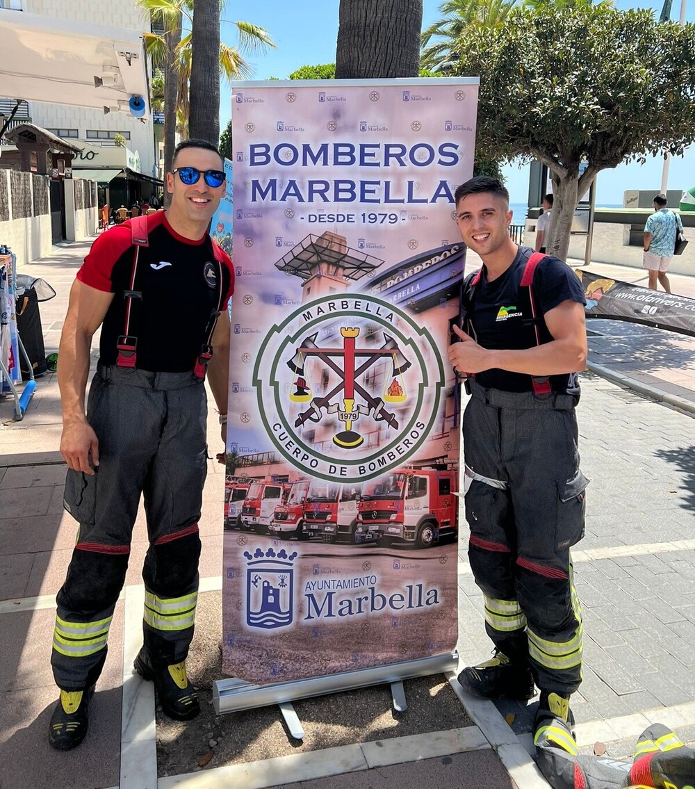 Un bombero de Puertollano gana la carrera vertical de Marbella