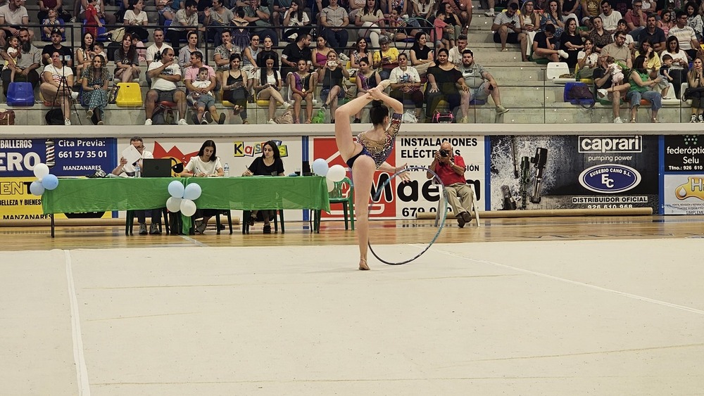 La Liga Ros de gimnasia rítmica llega a su fin en Manzanares