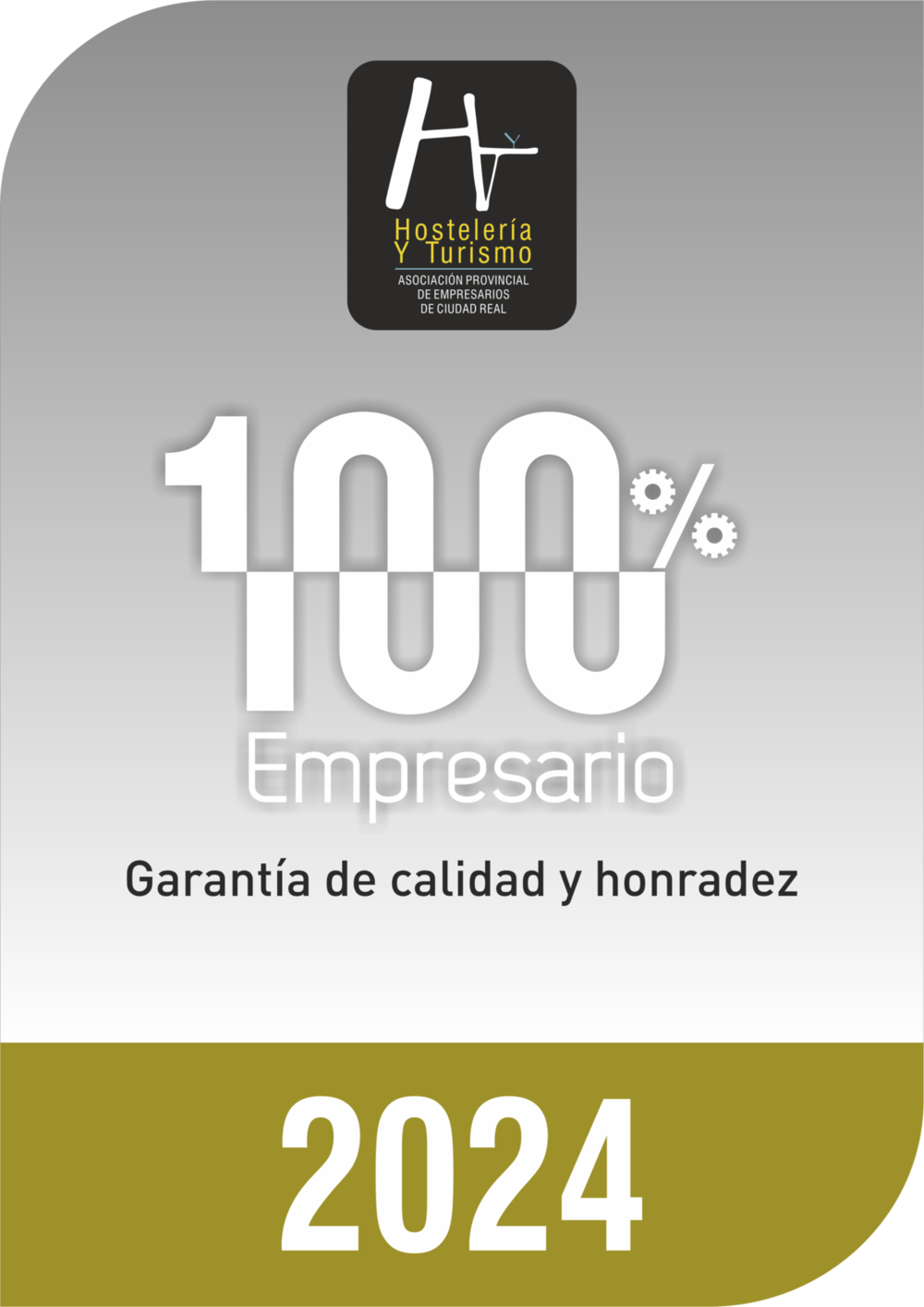 Distintivos 100% Empresario 2024