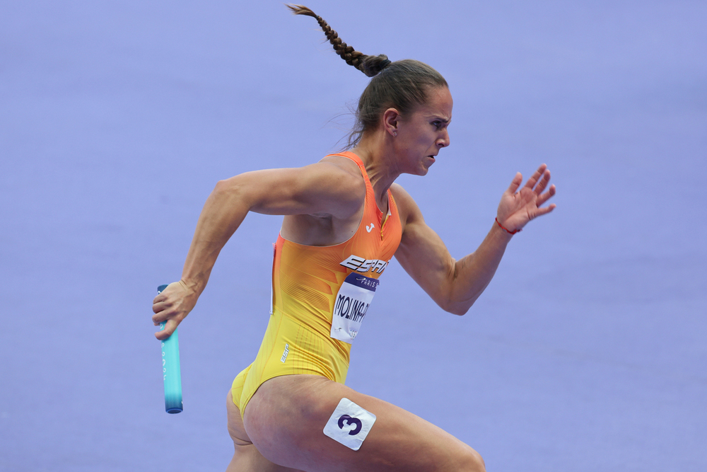 Sonia Molina, durante la prueba.