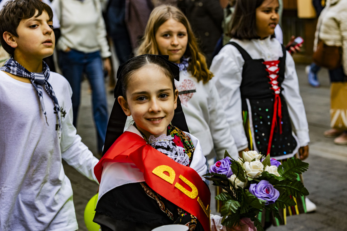 carnaval en ciudad real, desfile infantil de todos los colegios de ciudad real, en el primer desfile de carnaval de niños  / RUEDA VILLAVERDE