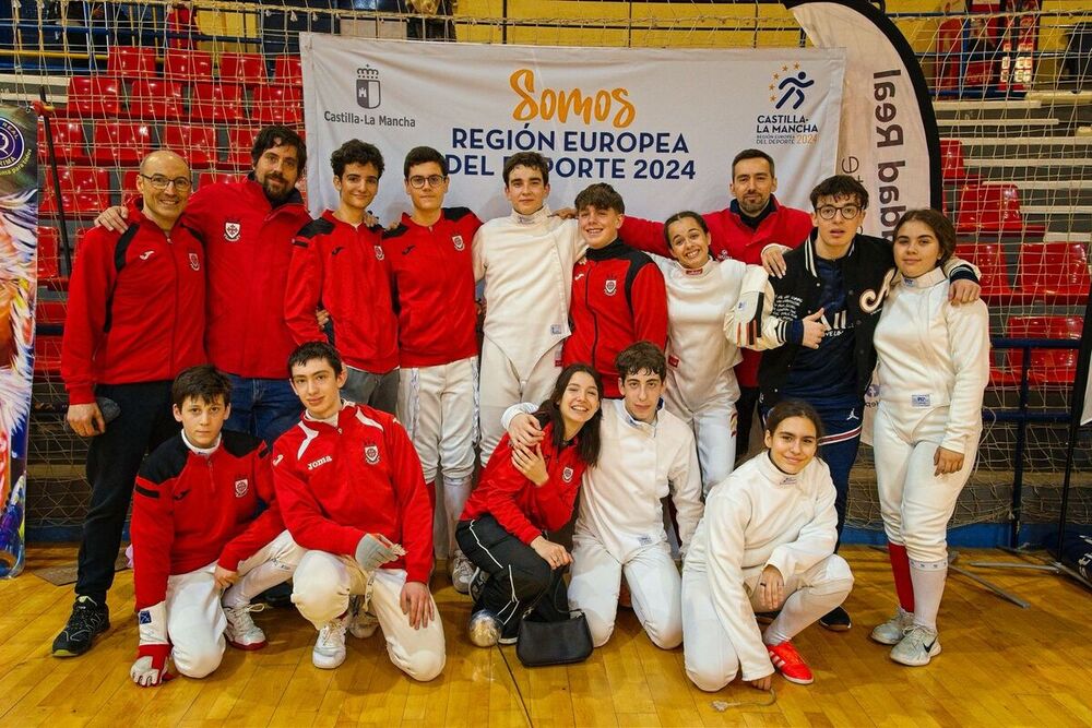 Participantes del Club Espadas de Calatrava.