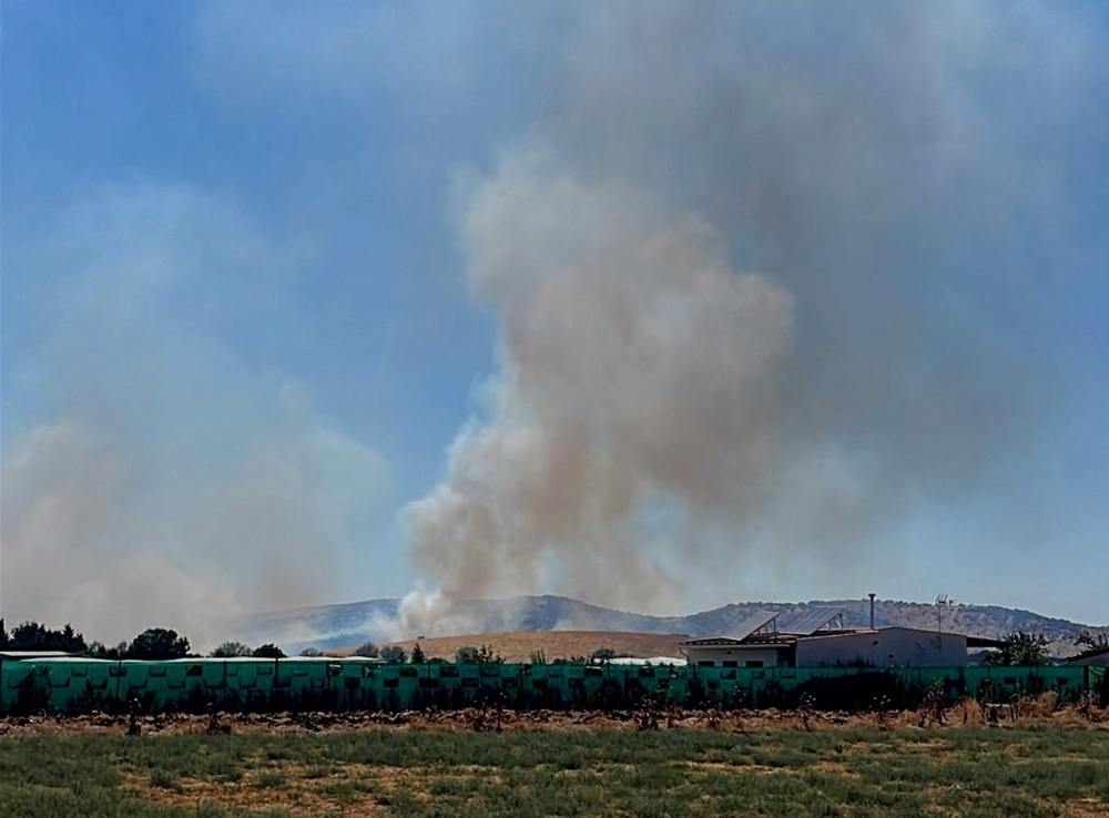 Se declara un incendio en el término municipal de Corral