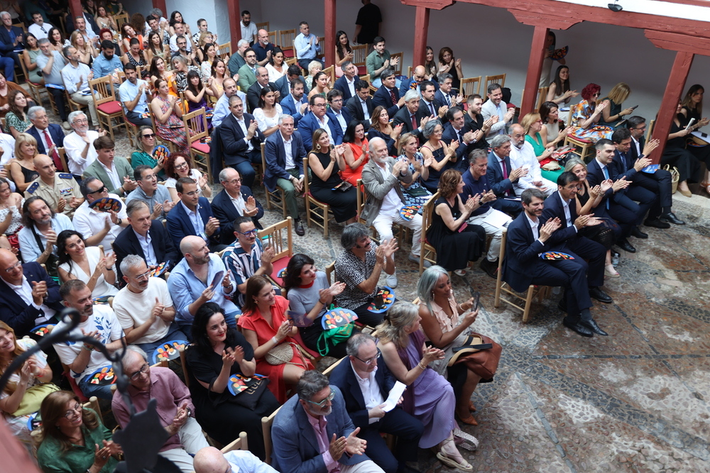 Entrega del premio Corral de Comedias de Almagro a Rafael Álvarez 'El Brujo' en la inauguración del Festival Internacional de Teatro Clásico de Almagro