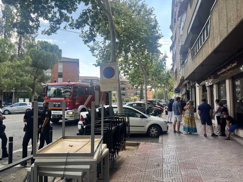 40 personas desalojadas de un restaurante por un incendio