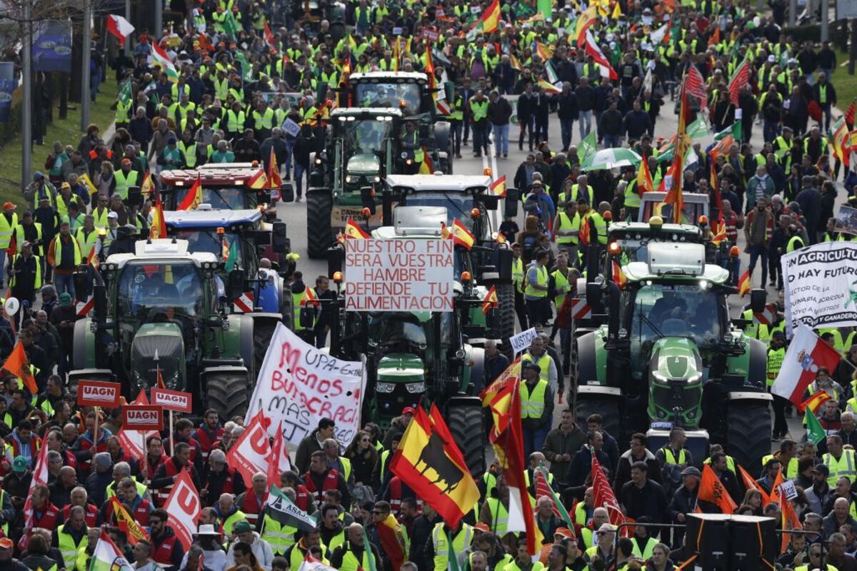 Marcha de agricultores en Madrid  / La Tribuna de Ciudad Real