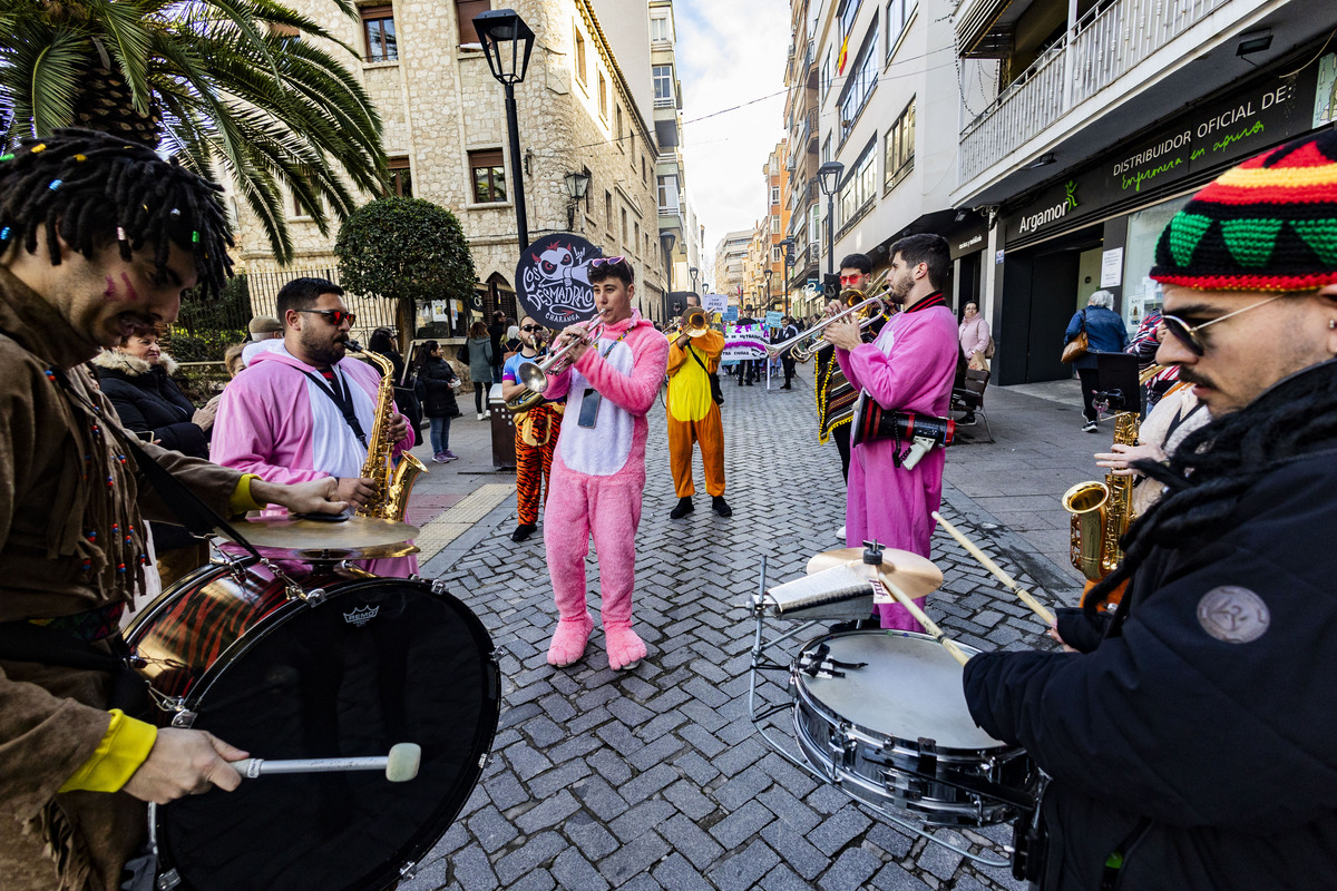 carnaval en ciudad real, desfile infantil de todos los colegios de ciudad real, en el primer desfile de carnaval de niños  / RUEDA VILLAVERDE