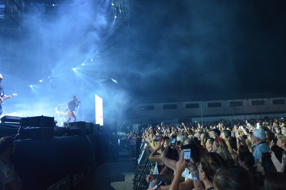 Manuel Carrasco en su concierto en Daimiel