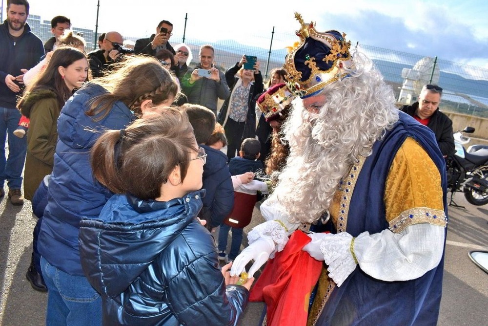 Los Reyes Magos llegan a Puertollano en una nave de Deimos