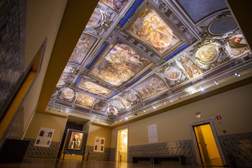 Los frescos del Museo de Guadalajara, en el Palacio del Infantado. 