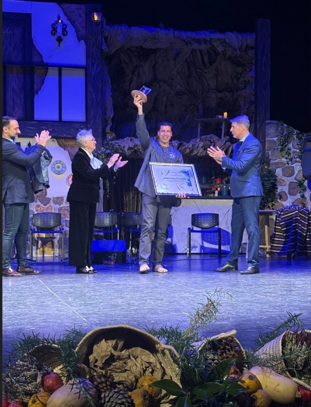 Jesús Rivilla recibe el Premio Chambra en Puertollano