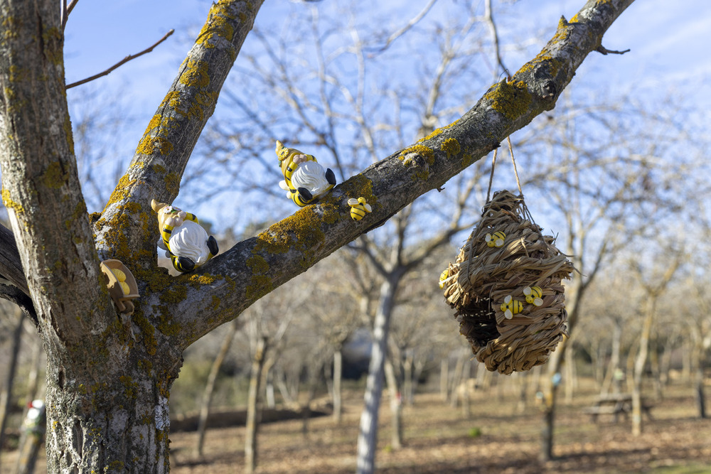 El bosque mágico creado por Javier en Quer