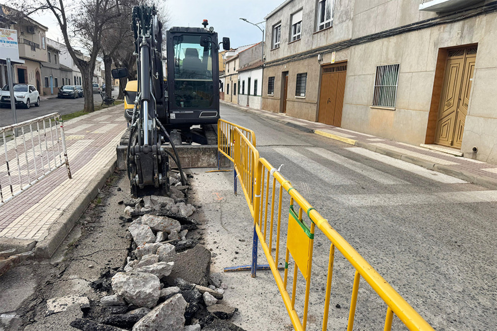 Argamasilla de Cva. inicia las obras de mejora en la red 