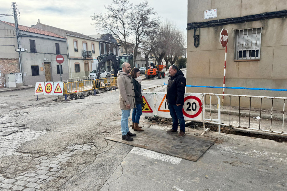 Argamasilla de Cva. inicia las obras de mejora en la red 