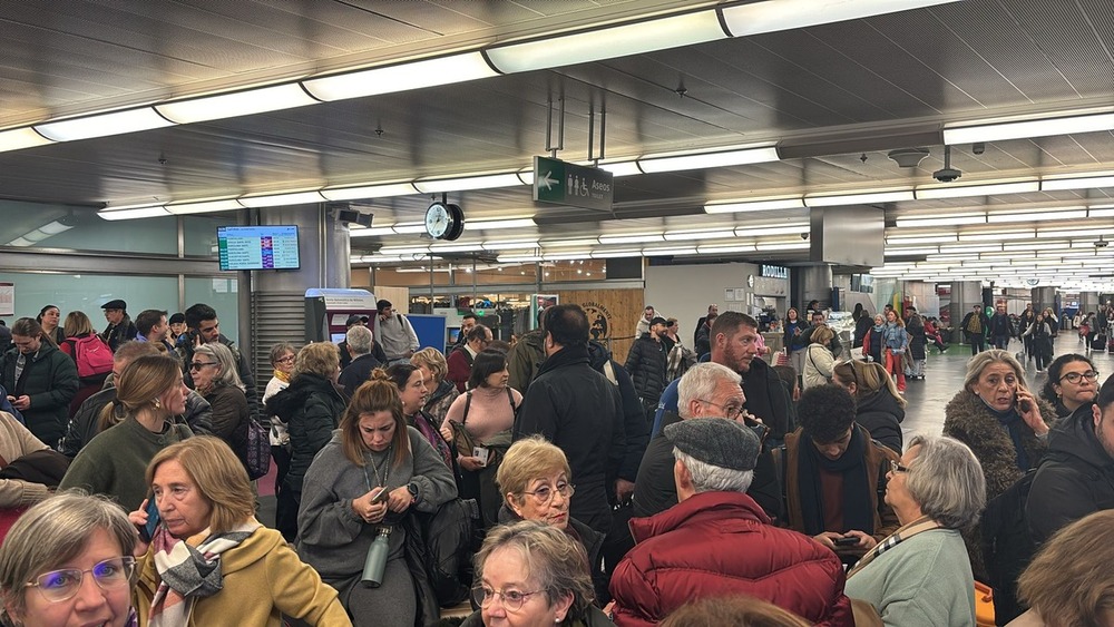 Caos en Atocha en la vuelta a la rutina