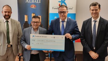 El Viña Albali Valdepeñas se alía con la Fundación 'la Caixa'