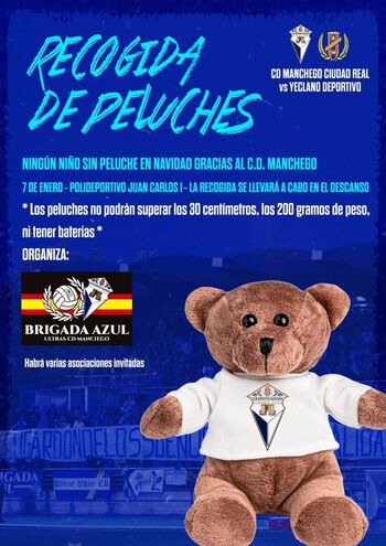 Recogida solidaria de peluches en el Manchego-Yeclano