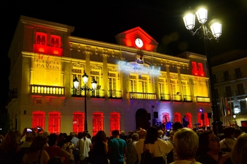 Iluminación especial en honor a la princesa Leonor