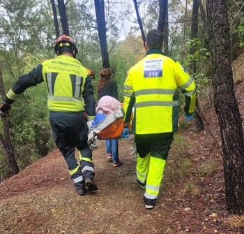 Rescatado un senderista en Fuencaliente