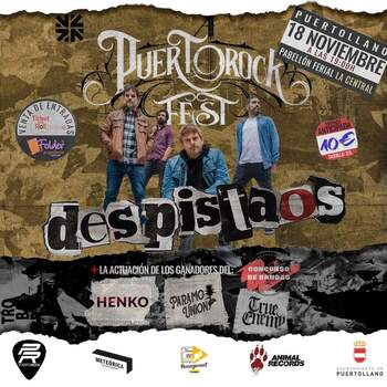 'Despistaos' será el cabeza del cartel del I Puertorock Fest