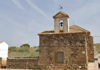 Se hunde el techo de la ermita de La Bienvenida de Almodóvar