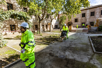 El patio del convento, primer espacio en abrir al público