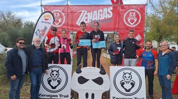 García-Cervigón y Ferrando se imponen en la Zenagas Trail