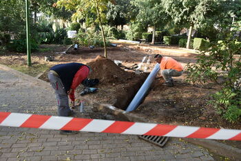 La zona infantil del parque de San Isidro cambia de ubicación