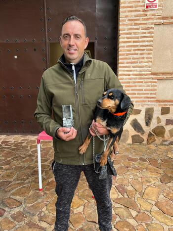 Díaz Parreño, campeón provincial de caza menor con perro