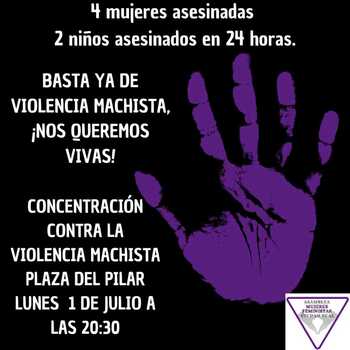 Concentración contra la violencia machista en Ciudad Real