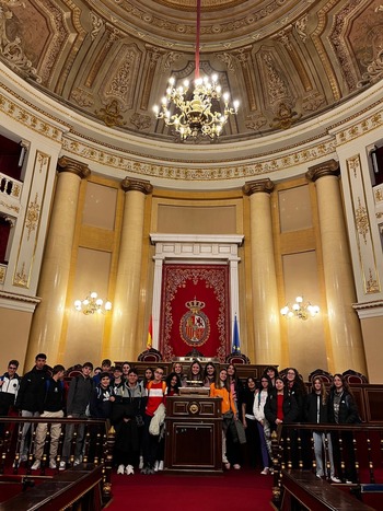 Belda y Martínez en las jornadas constitucionales IES Azuer