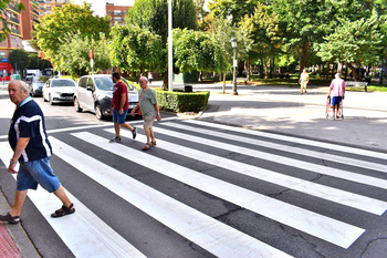 La seguridad vial se refuerza en el paseo de San Gregorio