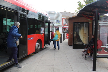 Alcázar, a favor del transporte público urbano