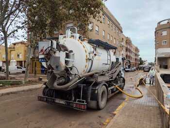 El servicio municipal de agua, en las zonas de la DANA