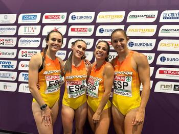 Molina y Sevilla, a la final del Europeo con el relevo 4x100