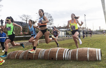 Los hermanos Pérez, quintos en el Cross de Aranda