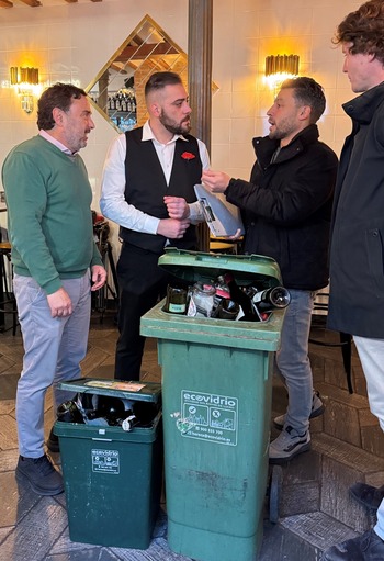 En marcha una campaña para reciclar vidrio de la hostelería