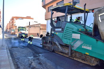 Mejoran el pavimento en las calles Córdoba y Hernán Cortés