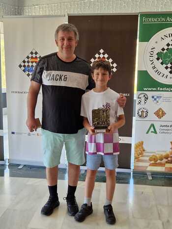 Sebastián Fuentes de Nova, campeón de España sub 10