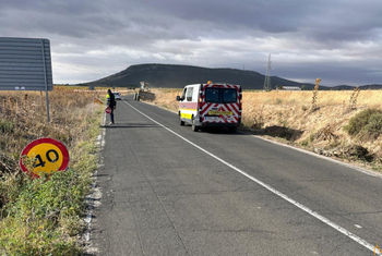 Empiezan las obras en la carretera de Herencia a Villarta